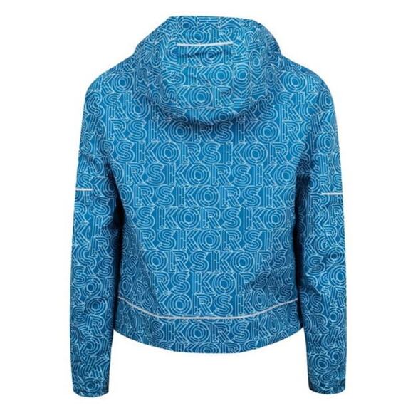 MICHAEL KORS MENS Graphic Logo Woven Hooded Jacket size XL NEW - Picture 4 of 9